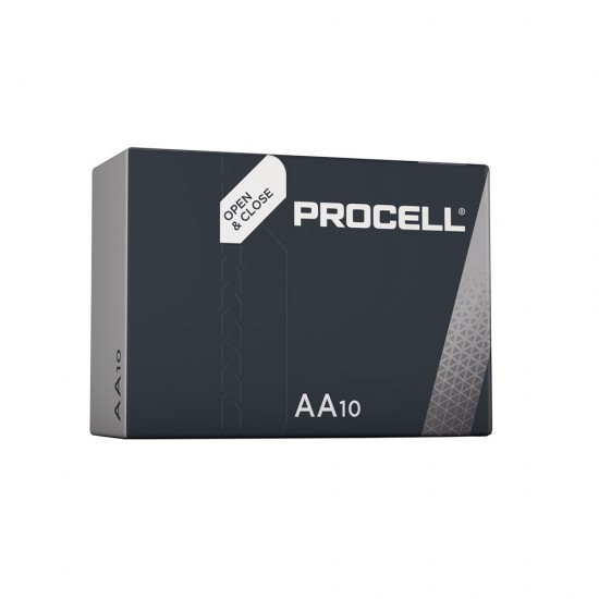 	Pilha Alcalina Procell Duracell Aa - Lr06 1,5v (caixa De 10 Un) ø14,5x50,5mm	