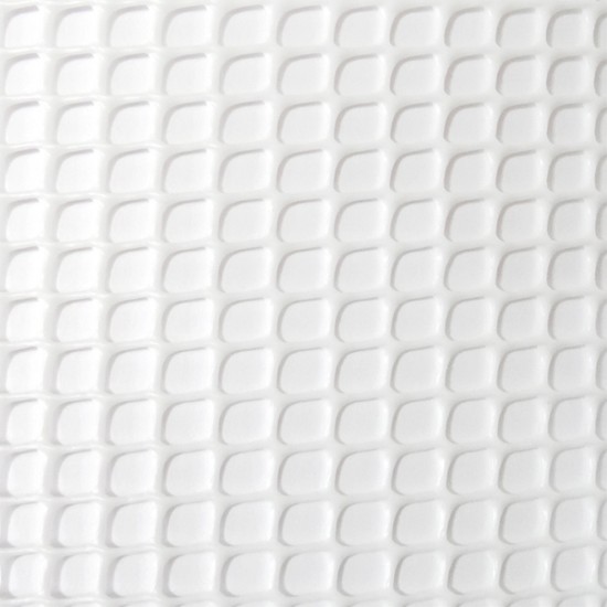 	Rolo De Malha Leve Cor Branco 1x25m Quadro: 4,5x4,5mm Nortene	