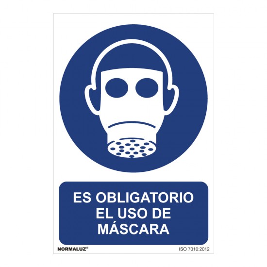 	Sinal Uso Obrigatório é Obrigatório O Uso De Mascara (pvc 0.7mm) 30x40cm	